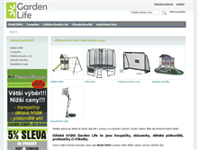 Tablet Screenshot of garden-life.cz