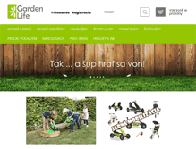 Tablet Screenshot of garden-life.sk